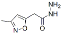 5-Isoxazoleacetic acid, 3-methyl-, hydrazide CAS#: 859285-24-8
