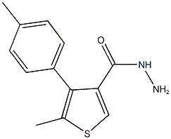 5-METHYL-4-(4-METHYLPHENYL)THIOPHENE-3-CARBOHYDRAZIDE CAS#: 884497-35-2
