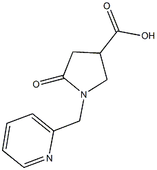 5-OXO-1-(PYRIDIN-2-YLMETHYL)PYRROLIDINE-3-CARBOXYLIC ACID CAS#: 845546-25-0