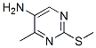 5-Pyrimidinamine, 4-methyl-2-(methylthio)- CAS#: 847139-63-3