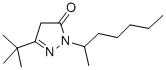 5-TERT-BUTYL-2-(1-METHYL-HEXYL)-2,4-DIHYDRO-PYRAZOL-3-ONE CAS#: 864685-48-3