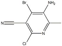 5-amino-4-bromo-2-chloro-6-methyl-nicotinonitrile CAS#: 847060-24-6