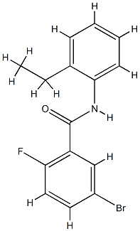 5-bromo-N-(2-ethylphenyl)-2-fluorobenzamide CAS#: 853317-26-7