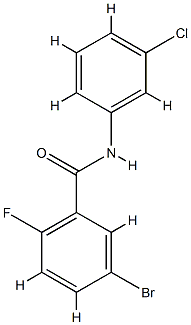 5-bromo-N-(3-chlorophenyl)-2-fluorobenzamide CAS#: 853317-28-9