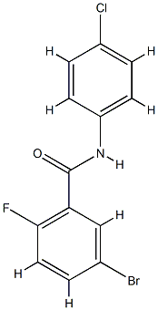 5-bromo-N-(4-chlorophenyl)-2-fluorobenzamide CAS#: 853317-08-5