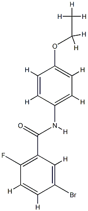 5-bromo-N-(4-ethoxyphenyl)-2-fluorobenzamide CAS#: 853317-18-7