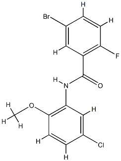 5-bromo-N-(5-chloro-2-methoxyphenyl)-2-fluorobenzamide CAS#: 853317-24-5