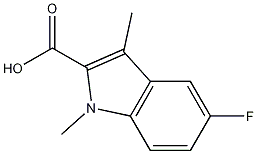 5-fluoro-1,3-dimethyl-1H-indole-2-carboxylic acid CAS#: 854531-33-2