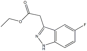 5-fluoro-1H-Indazole-3-acetic acid,ethyl ester CAS#: 885271-93-2