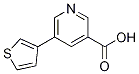 5-(thiophen-3-yl)pyridine-3-carboxylic acid CAS#: 893723-32-5