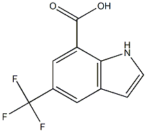 5-(trifluoromethyl)-1H-indole-7-carboxylic acid CAS#: 875306-19-7