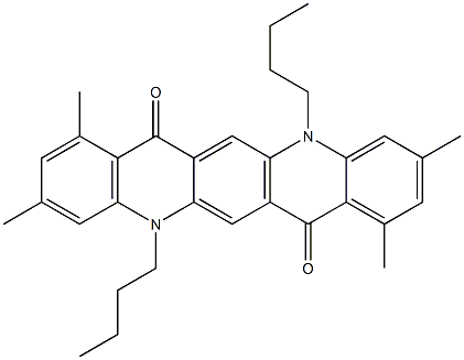 5,12-Dibutyl-1,3,8,10- tetramethylquinacridone CAS#: 850815-10-0