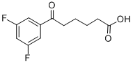6-(3,5-DIFLUOROPHENYL)-6-OXOHEXANOIC ACID CAS#: 871127-79-6