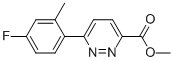 6-(4-Fluoro-2-methylphenyl)pyridazine-3-carboxylic acid methyl ester CAS#: 848953-31-1