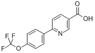 6-(4-Trifluoromethoxyphenyl)-nicotinic acid CAS#: 851266-73-4