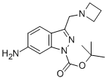 6-AMINO-3-AZETIDIN-1-YLMETHYL-INDAZOLE-1-CARBOXYLIC ACID TERT-BUTYL ESTER CAS#: 887590-92-3