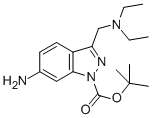 6-AMINO-3-DIETHYLAMINOMETHYL-INDAZOLE-1-CARBOXYLIC ACID TERT-BUTYL ESTER CAS#: 887590-89-8