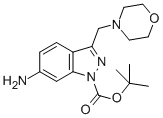 6-AMINO-3-MORPHOLIN-4-YLMETHYL-INDAZOLE-1-CARBOXYLIC ACID TERT-BUTYL ESTER CAS#: 887591-01-7
