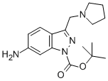 6-AMINO-3-PYRROLIDIN-1-YLMETHYL-INDAZOLE-1-CARBOXYLIC ACID TERT-BUTYL ESTER CAS#: 887590-95-6