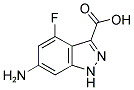 6-AMINO-4-FLUORO-3-(1H)INDAZOLE CARBOXYLIC ACID CAS#: 885522-68-9