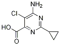 6-AMino-5-chloro-2-cyclopropyl-pyriMidine-4-carboxylic acid CAS#: 858955-50-7