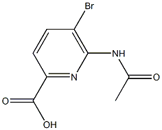 6-AcetaMido-5-broMopicolinic acid CAS#: 875208-79-0