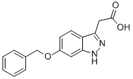 (6-BENZYLOXY-1H-INDAZOL-3-YL)-ACETIC ACID CAS#: 885272-16-2
