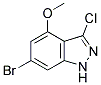 6-BROMO-3-CHLORO-4-METHOXY (1H)INDAZOLE CAS#: 885523-17-1