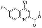 6-BROMO-4-CHLORO-QUINOLINE-2-CARBOXYLIC ACID METHYL ESTER CAS#: 887587-50-0