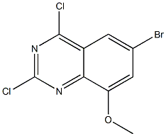 6-BroMo-2,4-dichloro-8-Methoxyquinazoline CAS#: 864292-36-4