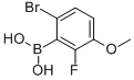 6-Bromo-2-fluoro-3-methoxybenzeneboronic acid CAS#: 871126-17-9