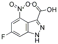 6-FLUORO-4-NITRO-3-(1H)INDAZOLE CARBOXYLIC ACID CAS#: 885522-83-8