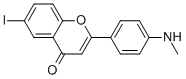 6-IODO-2-(4-METHYLAMINO-PHENYL)-CHROMEN-4-ONE CAS#: 871101-30-3