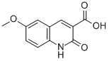 6-METHOXY-2-OXO-1,2-DIHYDRO-QUINOLINE-3-CARBOXYLIC ACID CAS#: 848824-88-4