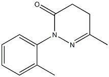 6-Methyl-2-(o-tolyl)-4,5-dihydropyridazin-3(2H)-one CAS#: 871902-91-9