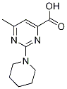 6-Methyl-2-piperidin-1-yl-pyrimidine-4-carboxylic acid CAS#: 873450-11-4