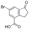 6-broMo-1-oxo-2,3-dihydro-1H-indene-4-carboxylic acid CAS#: 866848-85-3