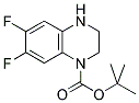 6,7-DIFLUORO-3,4-DIHYDRO-2H-QUINOXALINE-1-CARBOXYLIC ACID TERT-BUTYL ESTER CAS#: 887590-33-2