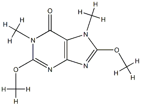 6H-Purin-6-one,1,7-dihydro-2,8-dimethoxy-1,7-dimethyl-(9CI) CAS#: 817631-44-0