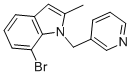 7-BROMO-2-METHYL-1-PYRIDIN-3-YLMETHYL-1H-INDOLE CAS#: 850349-26-7