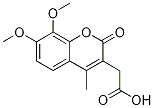 (7,8-Dimethoxy-4-methyl-2-oxo-2H-chromen-3-yl)-acetic acid CAS#: 855287-75-1