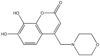 7,8-dihydroxy-4-(morpholin-4-ylmethyl)-2H-chromen-2-one CAS#: 844828-43-9