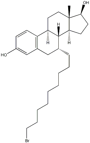 (7a,17b)-7-(9-Bromononyl)estra-1,3,5(10)-triene-3,17-diol CAS#: 875573-67-4