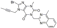 8-Bromo-7-but-2-ynyl-3-methyl-1-(4-methyl-quinazolin-2-ylmethyl)-3,7-dihydro-purine-2,6-dione CAS#: 853029-57-9