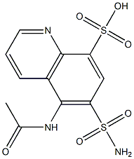 8-Quinolinesulfonic acid, 5-acetamido-6-sulfamyl- (4CI) CAS#: 855765-78-5