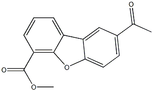 8-acetyl-dibenzofuran-4-carboxylic acid methyl ester CAS#: 854395-64-5