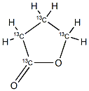γ-Butyrolactone-13C4 CAS#: 848486-92-0