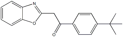 2-(1,3-BENZOXAZOL-2-YL)-1-(4-TERT-BUTYLPHENYL)ETHANONE CAS#: 849021-33-6