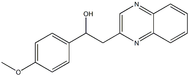 1-(4-METHOXYPHENYL)-2-QUINOXALIN-2-YLETHANOL CAS#: 849021-36-9