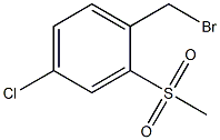 1-(BROMOMETHYL)-4-CHLORO-2-(METHYLSULFONYL)BENZENE CAS#: 849035-64-9